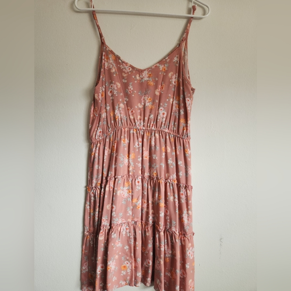 Pink Rose brand floral dress.